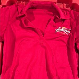 Budweiser Women’s Red Polo Shirt